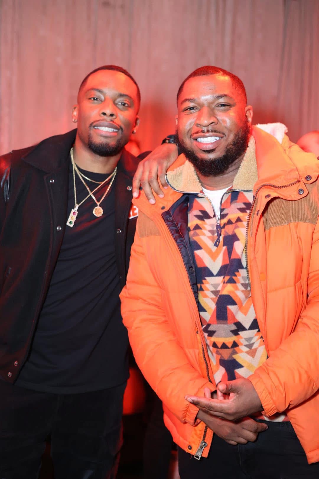 Chef Jerome with a private guest at a curated party