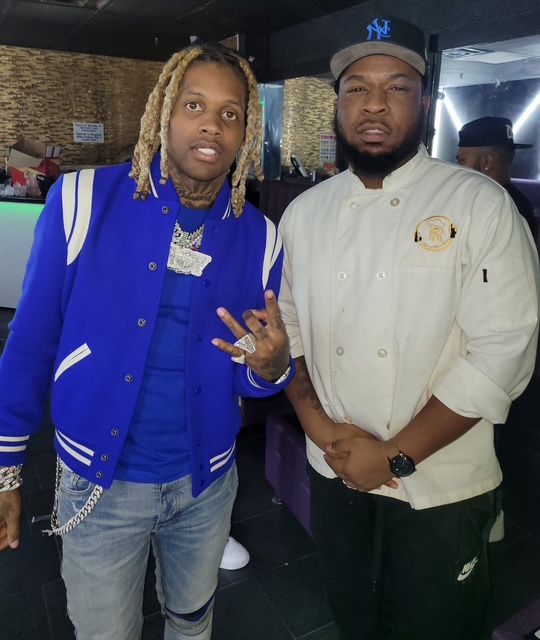Chef Jerome with a private guest at a venue booking