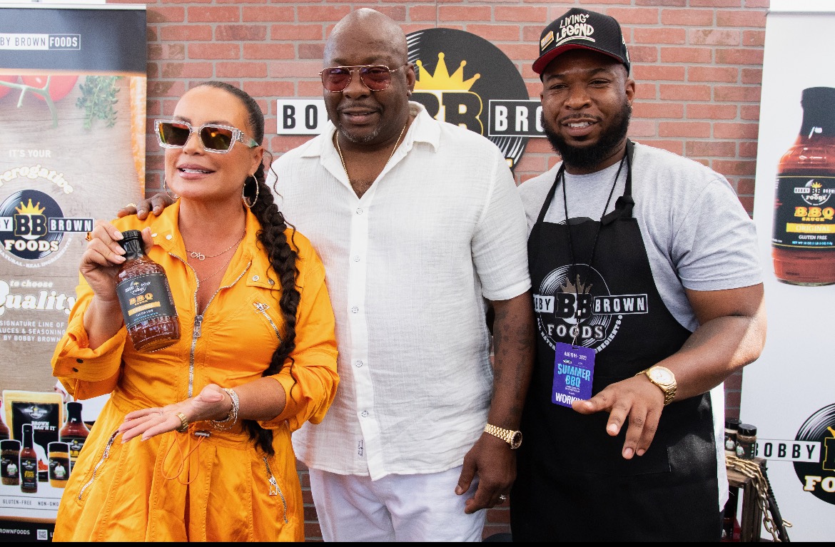 Chef Jerome at a Bobby Brown Foods brand activation with private guests