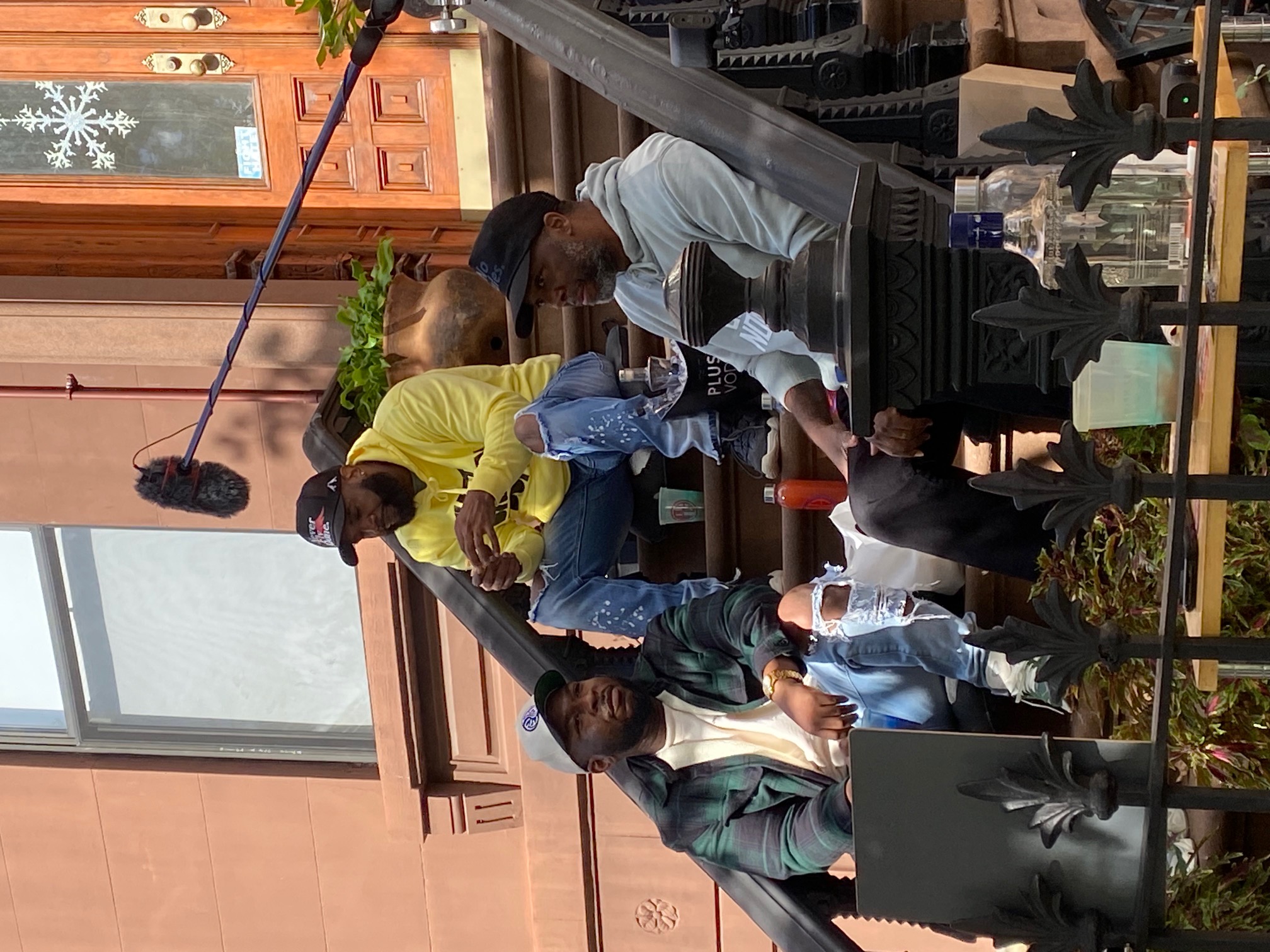 Chef Jerome serving a private dinner